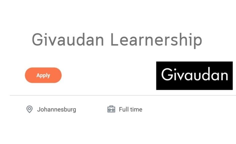 Givaudan Learnership Opportunities in Production Operations – Learner (Apply)