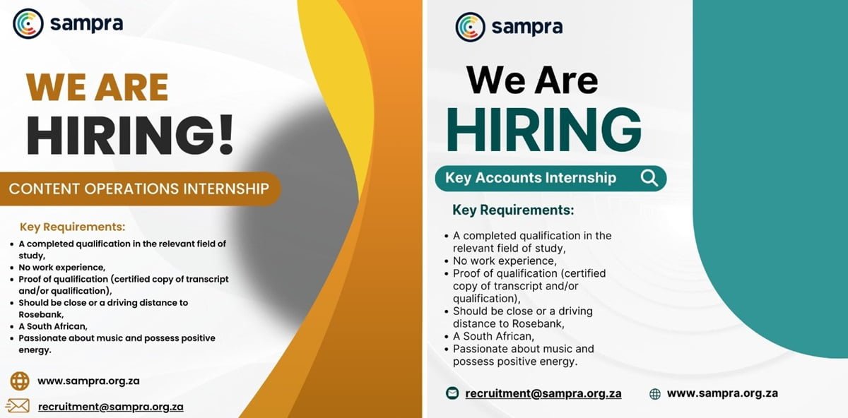 SAMPRA internship in Johannesburg, South Africa