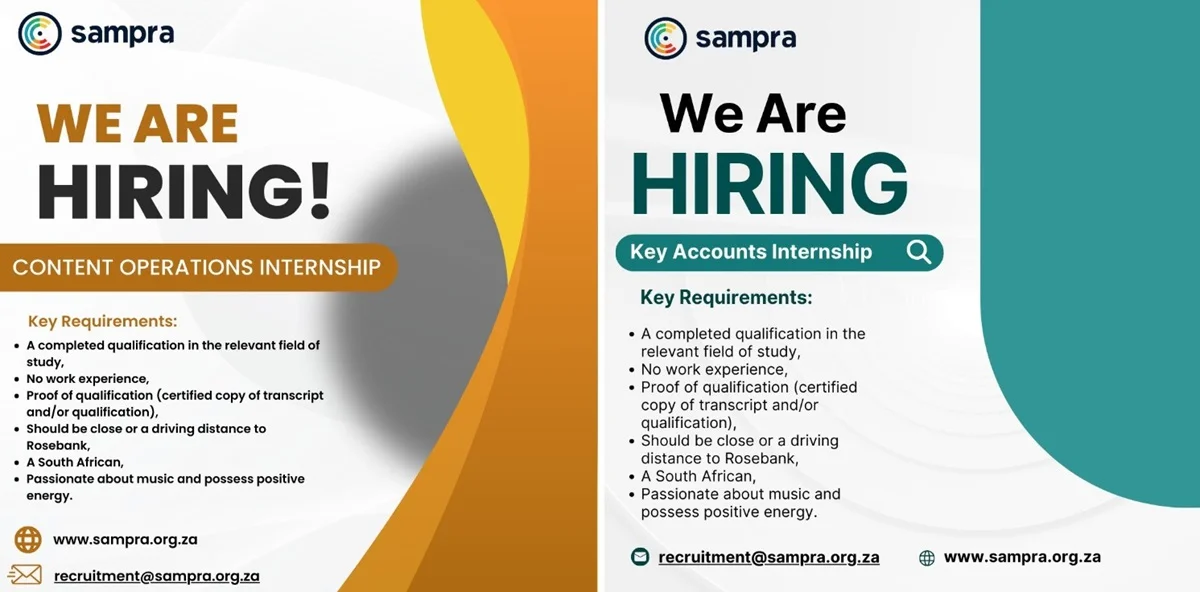 SAMPRA internship in Johannesburg, South Africa